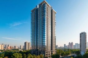 Бригады в усиленном режиме возводят новостройку «Триумф» в Донецке