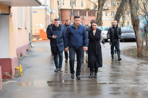 Григорий Артамонов осмотрел Центральный и Парковый микрорайоны в Подольске