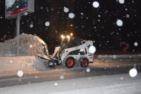 Мэр Александр Болдакин поручил перевести дорожные службы Ульяновска в режим повышенной готовности из-за прогнозируемой метели