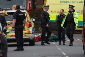 Three people were killed in an attack on a synagogue in Manchester.