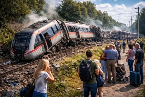 «Вылезали прямо в поле, в дыму»: под Ульяновском перевернулись семь вагонов челябинского поезда