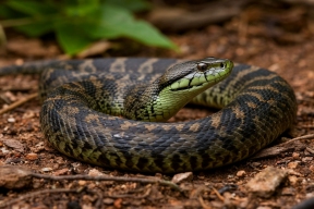 Ранняя весна разбудила гадюк на побережье Ладоги во Всеволожском районе