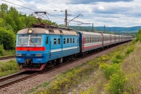 Поезда в Крым добрались с опозданием: движение по Крымскому мосту останавливали дважды за день