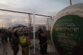 В Новосибирске ликвидировали утечку опасного химического вещества из грузового поезда