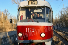 В Донецке вновь начал ездить трамвай №16