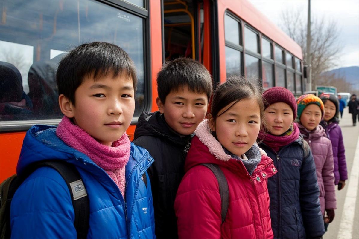 Льгота на колесах: дети из многодетных семей Тувы будут ездить в школу бесплатно