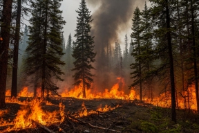 В Новосибирской области было зафиксировано 50 лесных пожаров с начала года