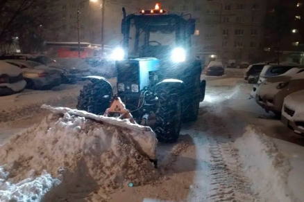 Ликвидация последствий сильного снегопада в городском округе Щелково продлится до конца недели