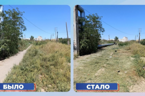 При содействии спикера Гордумы Астрахани Игоря Седова на улице Молдавской подготовили проход к школе и детсаду