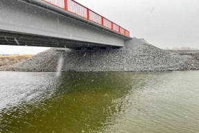 В Томске паводок размыл основание обеспечивающего водой город водовода