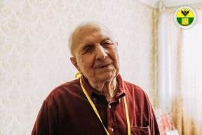 В Мелитополе 100-летие отметил ветеран ВОВ Николай Голофаст