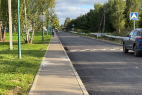 В деревне Нестерово в Рузском муниципальном округе отремонтировали две особо важные дороги