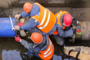 Из-за талых вод в Рузаевке произошел аварийный излив из канализации