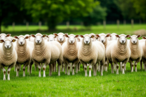 В Калуге реализуют проект по разведению племенного поголовья овец Тексель