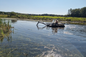 В Рузском муниципальном округе завершена масштабная очистка пруда и русла реки Турица