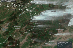 Роскосмос ведёт мониторинг возгораний в Забайкалье с орбиты